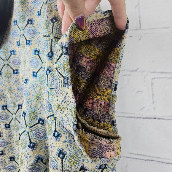 ModCloth Floral Geometric Pattern Dress Collar Pockets Womens 4XL Short Sleeve - Picture 7 of 16